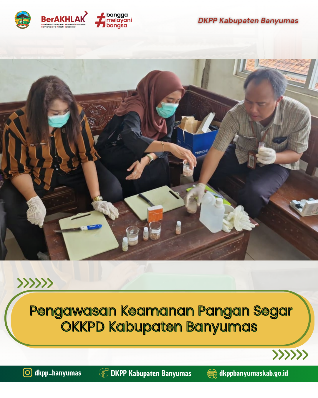 Lindungi Konsumen, Tim OKKPD Banyumas Gelar Uji Cepat Kandungan Formalin di Tiga Pasar Tradisional