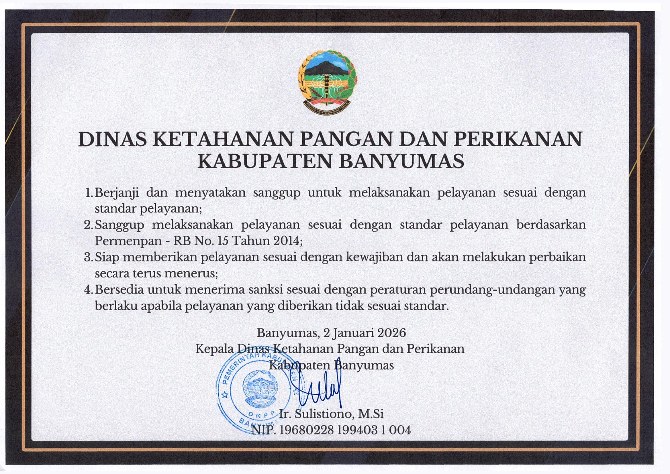 Maklumat Pelayanan